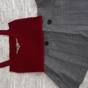 Women's Pleated Mini Skirt